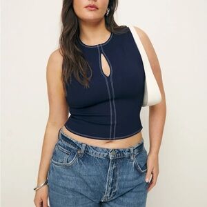 Reformation Carsyn Knit Top
